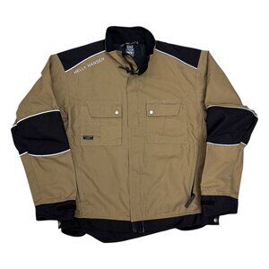 HELLY HANSEN Work Wear Canvas Casual Bomber Jacket Mens Medium